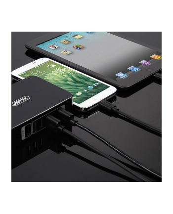 unitek Zestaw kabli microUSB - USB 2.0; 3x0.3m; Y-C4008BK