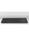 logitech K400+ Bezprzewodowa dotykowa klawiatura czarna CZ 920-007151 - nr 15