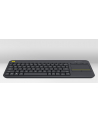 logitech K400+ Bezprzewodowa dotykowa klawiatura czarna CZ 920-007151 - nr 18