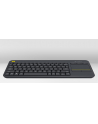 logitech K400+ Bezprzewodowa dotykowa klawiatura czarna CZ 920-007151 - nr 23