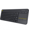 logitech K400+ Bezprzewodowa dotykowa klawiatura czarna CZ 920-007151 - nr 2