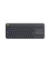 logitech K400+ Bezprzewodowa dotykowa klawiatura czarna CZ 920-007151 - nr 4