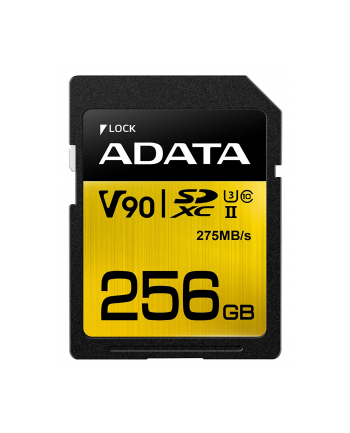 adata SD Premier ONE 256G UHS 2/U3/CL10 275/155MB/s