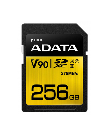 adata SD Premier ONE 256G UHS 2/U3/CL10 275/155MB/s