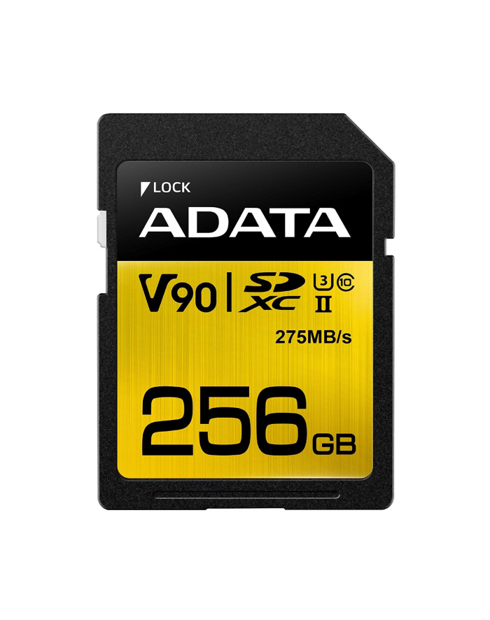 adata SD Premier ONE 256G UHS 2/U3/CL10 275/155MB/s główny