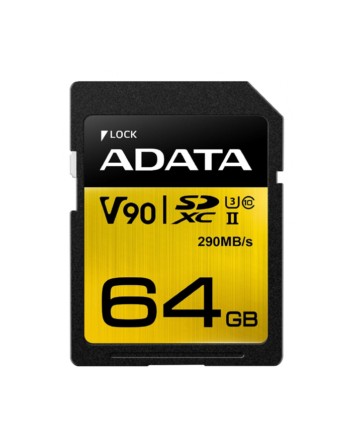 adata SD Premier ONE 64GB UHS 2/U3/CL10 290/260MB/s główny
