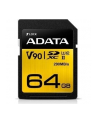 adata SD Premier ONE 64GB UHS 2/U3/CL10 290/260MB/s - nr 22
