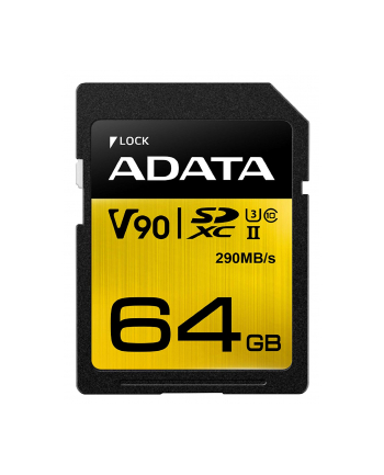 adata SD Premier ONE 64GB UHS 2/U3/CL10 290/260MB/s