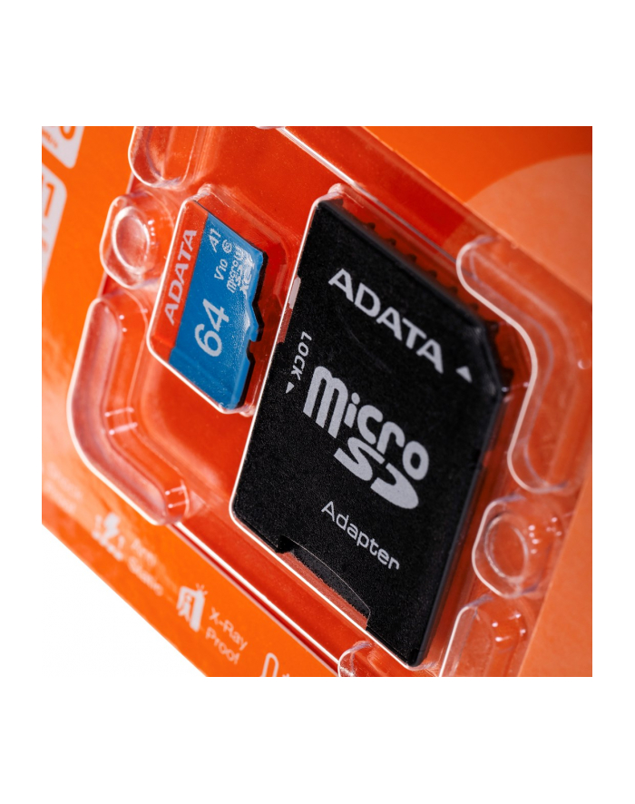 adata microSD Premier 64GB UHS1/CL10/A1+adapter główny