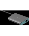 i-tec USB-C Metal HUB z adapterem Gigabit Ethernet 1x USB-C do RJ-45, 10/10/1000 Mbps 1x port USB 3.0 - nr 10