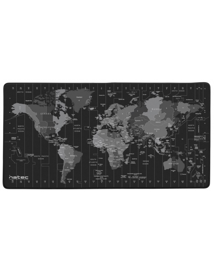 natec Podkładka pod mysz Time zone Map Maxi 800x400 główny
