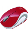 logitech M187 Myszka bezprzewodowa czerwona     910-002732 - nr 11