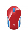 logitech M187 Myszka bezprzewodowa czerwona     910-002732 - nr 18