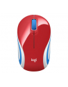 logitech M187 Myszka bezprzewodowa czerwona     910-002732 - nr 14