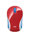 logitech M187 Myszka bezprzewodowa czerwona     910-002732 - nr 50