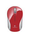 logitech M187 Myszka bezprzewodowa czerwona     910-002732 - nr 52
