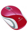 logitech M187 Myszka bezprzewodowa czerwona     910-002732 - nr 53