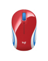 logitech M187 Myszka bezprzewodowa czerwona     910-002732 - nr 56