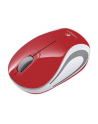 logitech M187 Myszka bezprzewodowa czerwona     910-002732 - nr 7