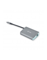 i-tec USB-C Metal HUB z adapterem Gigabit Ethernet 1x USB-C do RJ-45, 10/10/1000 Mbps 1x port USB 3.0 - nr 20