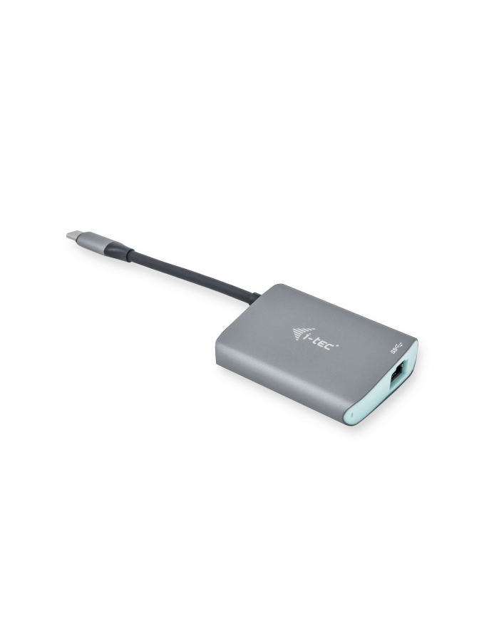 i-tec USB-C Metal HUB z adapterem Gigabit Ethernet 1x USB-C do RJ-45, 10/10/1000 Mbps 1x port USB 3.0 główny