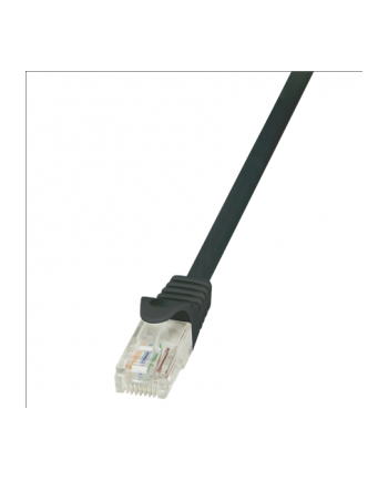 logilink Patch Cable CAT.5e U/UTP, 0,25m, czarny