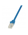 logilink Patch Cable CAT.5e U/UTP, 0,25m, niebieski - nr 1