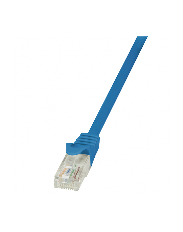logilink Patch Cable CAT.5e U/UTP, 0,25m, niebieski główny