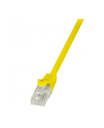 logilink Patch Cable CAT.5e U/UTP, 0,25m, żółty