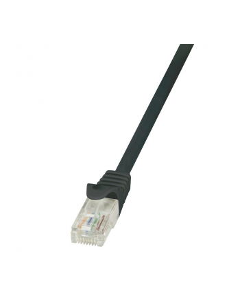 logilink Patch Cable CAT.5e U/UTP, 0.5m, czarny