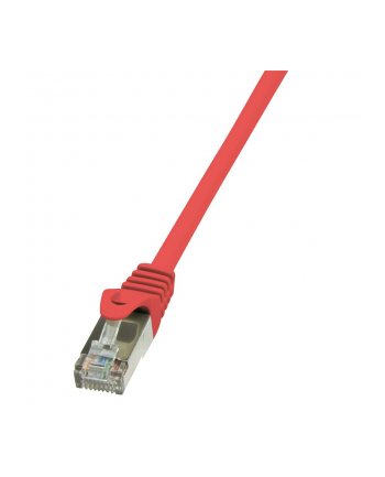logilink Patch Cable CAT.5e U/UTP, 1m, czerwony