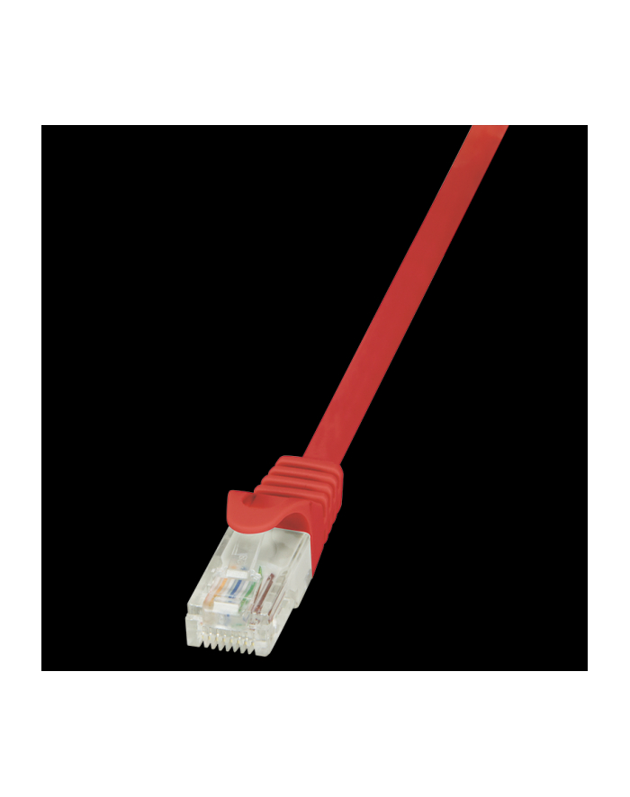 logilink Patch Cable CAT.5e U/UTP, 1.5m, czerwony główny