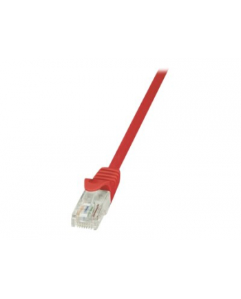 logilink Patch Cable CAT.5e U/UTP, 3m, czerwony