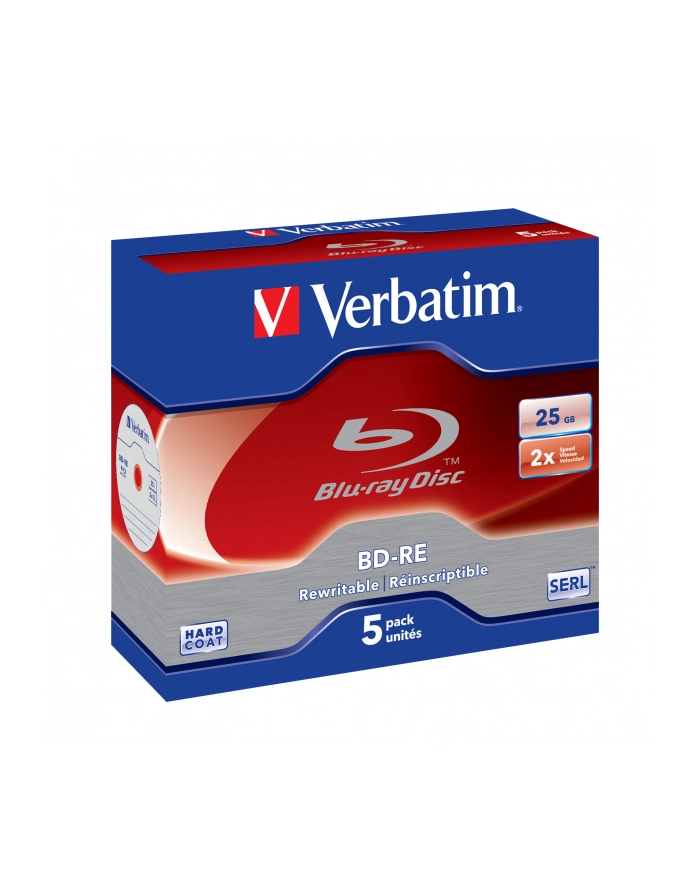 verbatim BD-RE 2x 25GB 5P JC główny