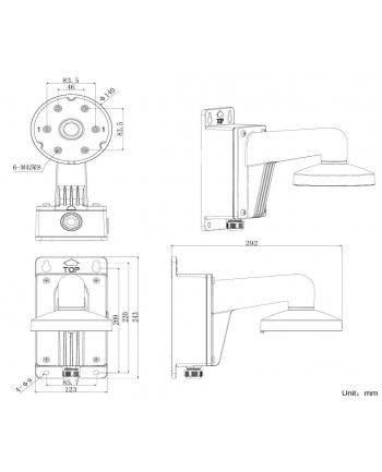 WhiteAluminum alloy with junction box