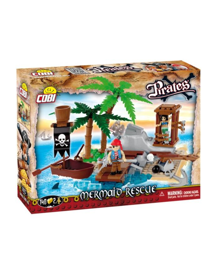 COBI 6023 Pirates Ratowanie Syrenki 140kl główny