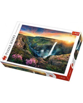 Puzzle 2000el Wodospad Haifoss, Islandia TREFL