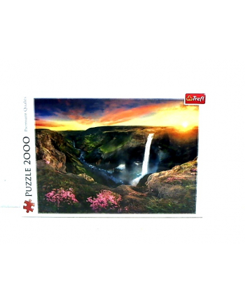 Puzzle 2000el Wodospad Haifoss, Islandia TREFL