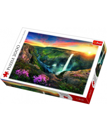 Puzzle 2000el Wodospad Haifoss, Islandia TREFL nr 2