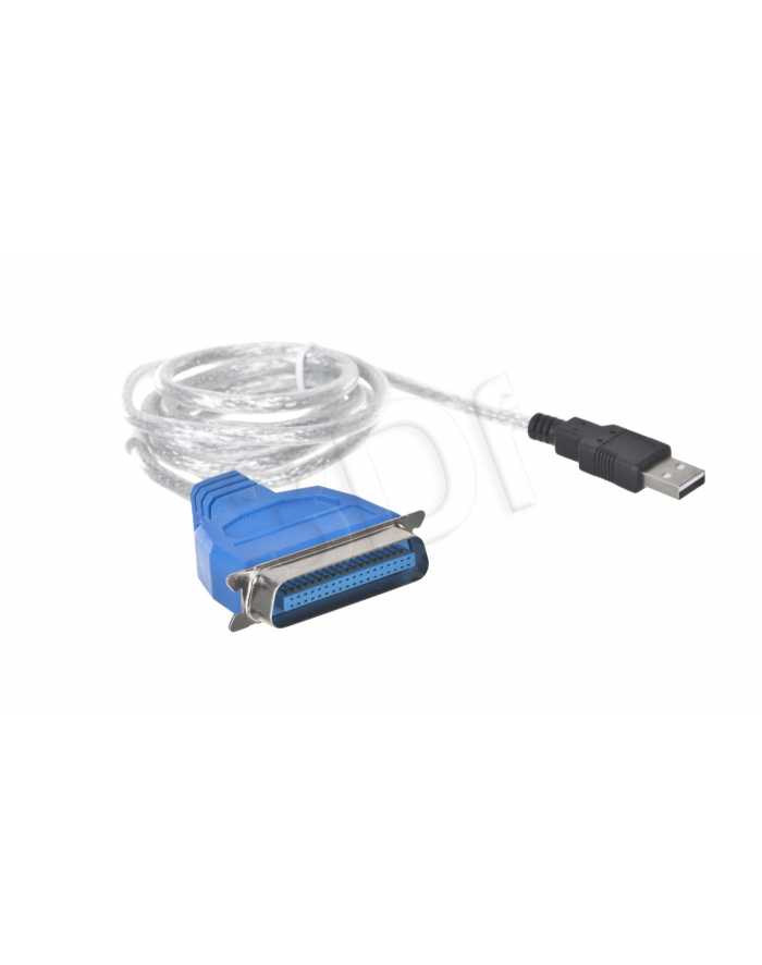 lanberg Adapter USB -> LPT 1.8m biały główny