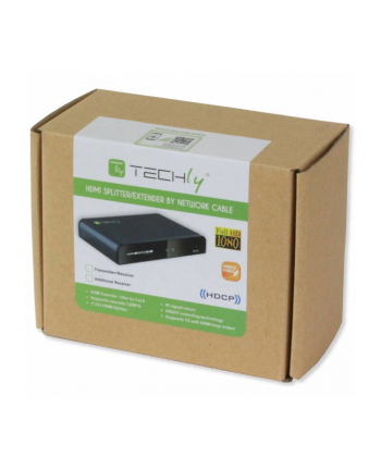 techly Odbiornik extendera HDMI HDbitT po skretce Cat6/6a/7  (P/N: 020751)
