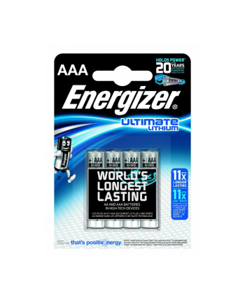 energizer Bateria Ultimate Lithium Litowa AAA L92 4 szt. blister