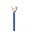 techly Kabel instalacyjny skrętka UTP Cat6 4x2 drut CCA 305m niebieski - nr 10