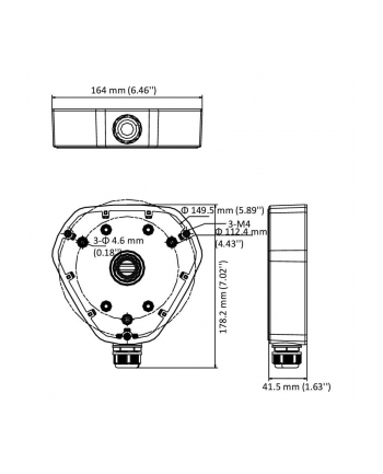 Junction Box WhiteAluminum alloy