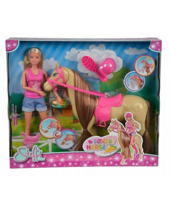 Lalka Steffi i jej słodki koń SIMBA