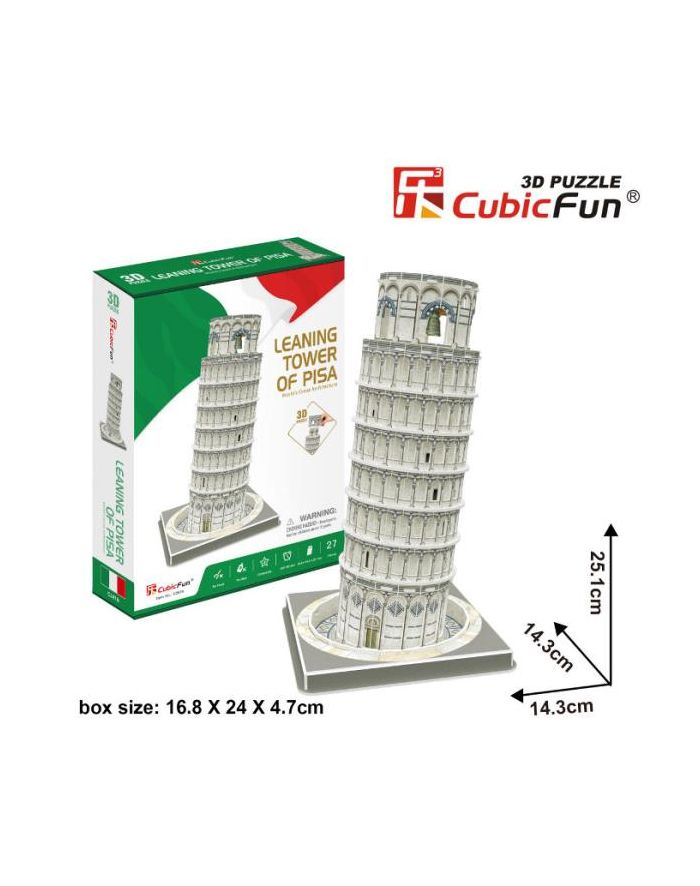 dante Puzzle 3D Krzywa wieża w Pizie 20241 główny