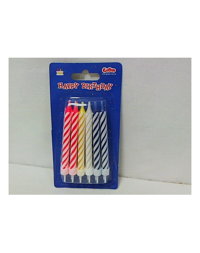 godan Świeczki urodzinowe 12/12 4 kol 7,5cm BS86001200A główny