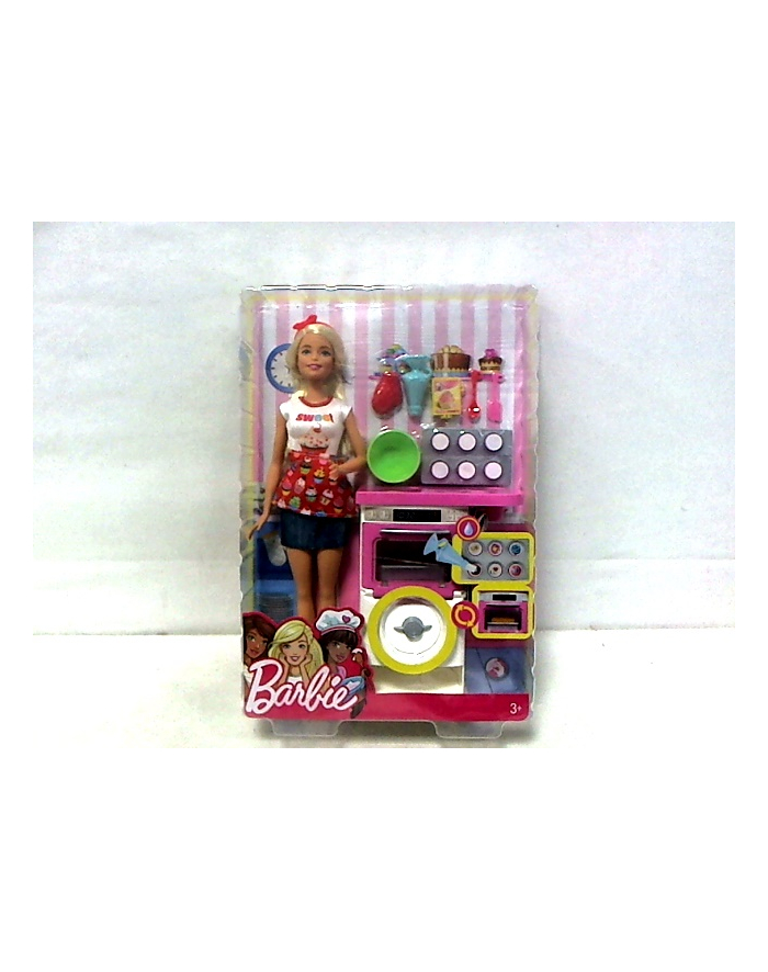 mattel Barbie Domowe wypieki zestaw + lalka FHP57 /4 główny