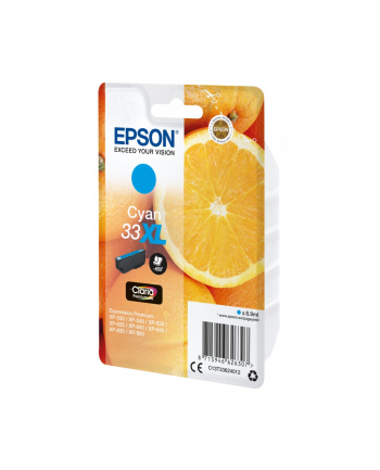 Tusz Epson T3362 Cyan 33XL | 8,9 ml | XP-530/540/630/635/640/645/830/900