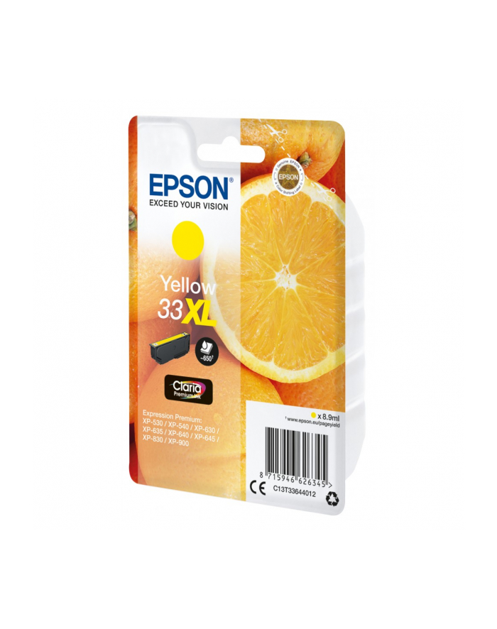 Tusz Epson T3362 Yellow 33XL | 8,9 ml | XP-530/540/630/635/640/645/830/900 główny